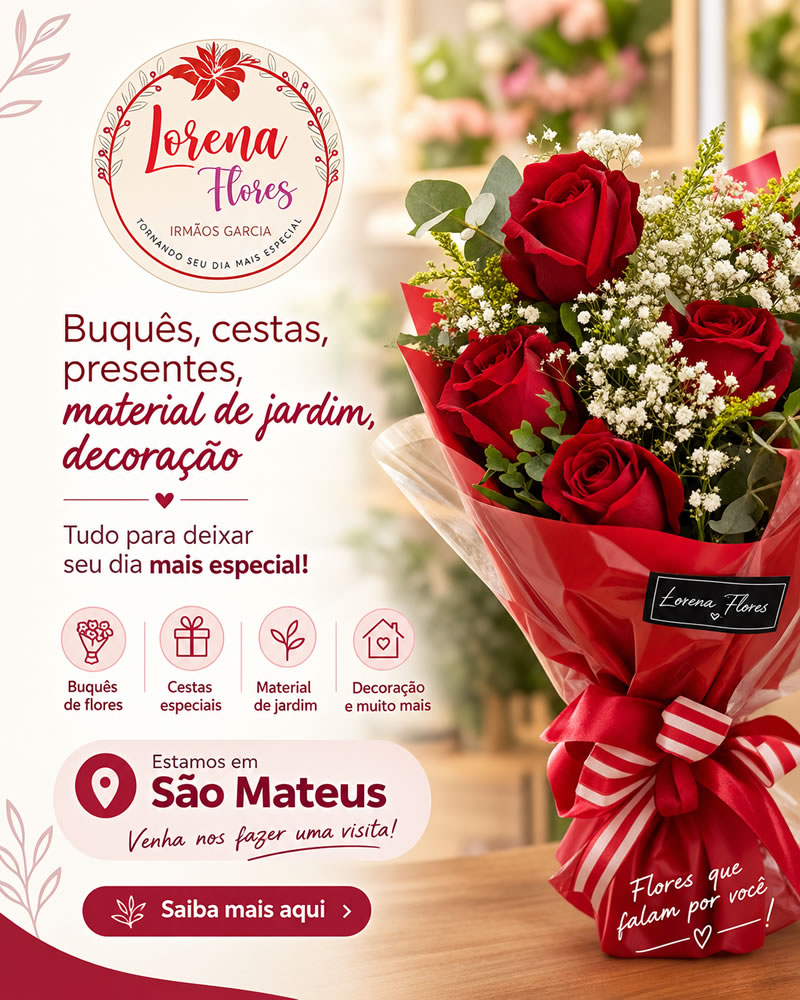 Lorena Flores: Floricultura, Arranjo de Flores, Buquês em São Mateus