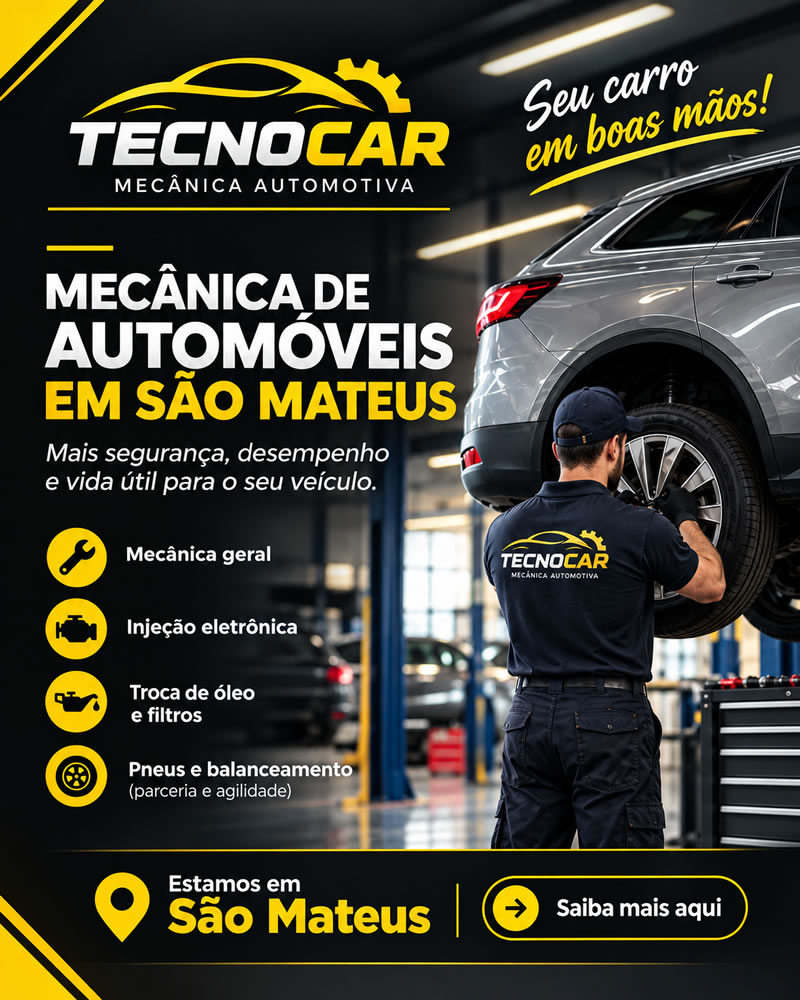 Tecnocar: Oficina Mecânica, Troca de óleo, Alinhamento e Balanceamento em São Mateus